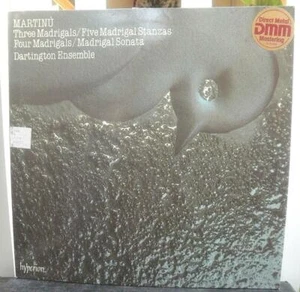 Martinu Dartington Ensemble 3 Madrigals 4 Madrigals Hyperion A 66133 Stereo NM - Picture 1 of 3