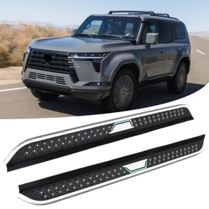 2 pezzi tavola da corsa adatta per Lexus GX550 2024 2025 passo laterale barre nerf alluminio - Foto 1 di 12