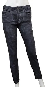 Jeans ajustados Genetic Denim Tag talla 27 The Raquel negros grises 27X28 - Imagen 1 de 4