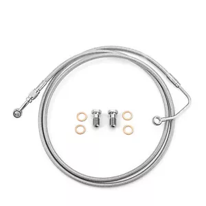 MOFUN 71" Stainless Steel Brake Line Kit for 2008-2013 Harley Electra Glide ABS - Picture 1 of 5
