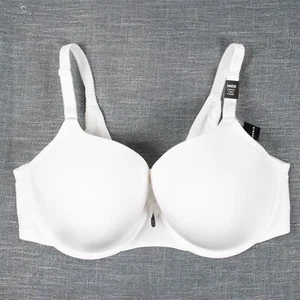 New Torrid Bra Size 38DD T Shirt Lightly Lined 360 Back Smoothing Solid White - Picture 1 of 5