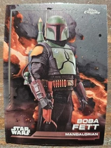 2024 Topps Chrome Star Wars Boba Fett #19 - Picture 1 of 2