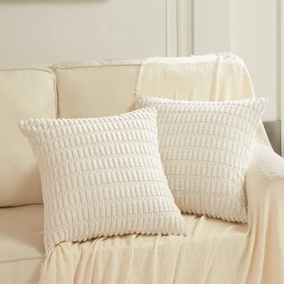 2 Packs Boho Decorative Throw Pillow Covers 18X18 Inch for Living Room Couch Bed - Image 1 of 4