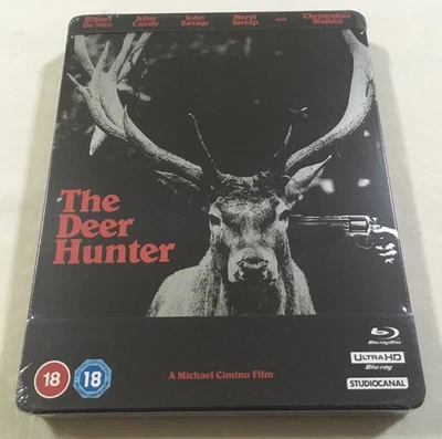 The Deer Hunter 4K (1978) - Limited Edition Steelbook Ultra HD + Blu-Ray | New - Image 1 of 3