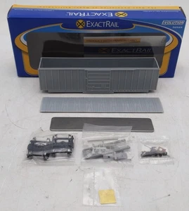 ExactRail EE-1600 HO Scale Undecorated Evans 5277 Single Door Box Car Kit NIB - Picture 1 of 4