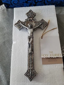Studio Collection By Veronese Design Crucifix Platinum Style Finish - Picture 1 of 11