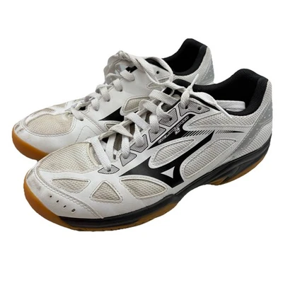 Mizuno Cyclone Speed 3 Womens 9 Shoes Black White Lace Up Volleyball GUC - Image 1 of 4