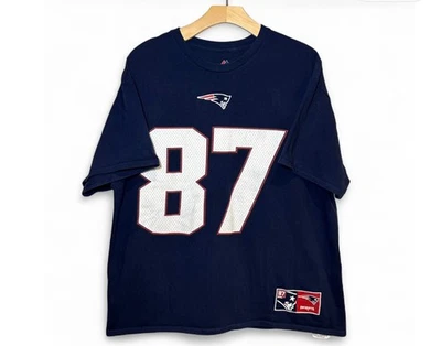 Camiseta Majestic NFL New England Patriots Rob Gronkowski #87 TALLA XL Foto 1 de 4
