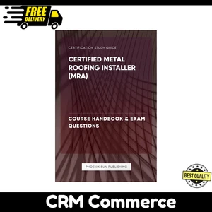 Certified Metal Roofing Installer (MRA) - Course Handbook & Exam Questions Paper - Picture 1 of 2