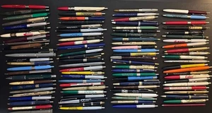 Advertising Ballpoint Pens LOT (98) Vintage Old Business - Picture 1 of 9
