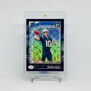 Mira telescópica púrpura Prizm (RC) 2024 Panini Donruss Optic - clasificación Rookie Drake Maye #229 - Imagen 1 de 2