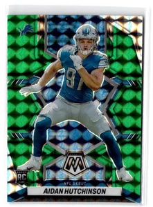 2022 Panini Mosaic Aidan Hutchinson RC #287 Mosaic Green Detroit Lions - Bild 1 von 2