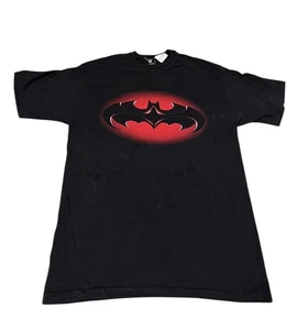 T-shirt promozionale vintage Batman & Robin 1996 DC Comics Movie taglia L - Foto 1 di 10