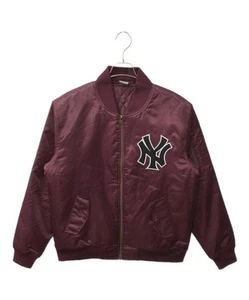 Majestic NYK MA-1 Jacket Men's Violet Polyester Used - Picture 1 of 3