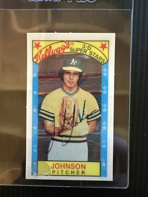 Kellogg's #6 1979 John Henry Johnson Oakland A's casi nuevo-como nuevo *Hot Corner Vintage* E Foto 1 de 2
