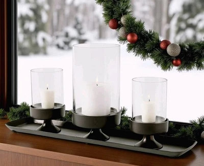 Pottery Barn бронзовый Monique Lhuillier Salermo ураган центральный элемент 20» новый в коробке - Изображение 1 из 4