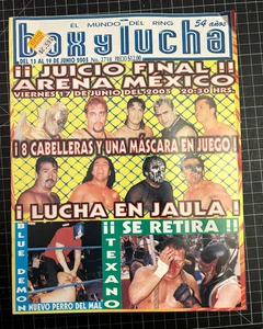RARE Vintage Mexican Magazine Box y Lucha 2005 #2718 Texano Black Shadow - Bild 1 von 2