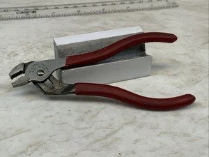 BLUE POINT CHN 424,  5in.  Groove Joint Ignition Pliers, RED Grips, USA - Picture 1 of 7