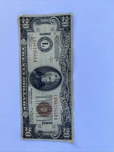 1934-A $20 TWENTY DOLLARS “HAWAII” FRN FEDERAL RESERVE NOTE - Picture 1 of 10