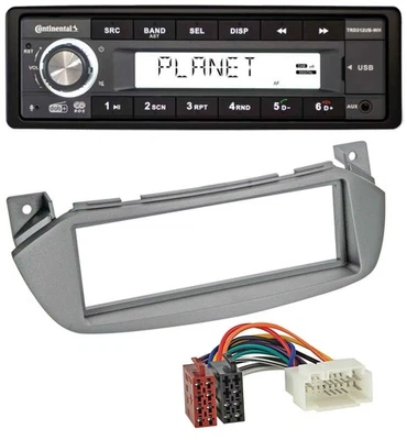 Continental USB 1DIN AUX DAB MP3 Autoradio für Nissan Pixo UA0 09-13 Suzuki Alto - Bild 1 von 4