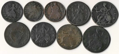 🔥 9 COBRERAS DE LA ÉPOCA COLONIAL (1600 y 1700) VER FOTOS 🔥SIN PRECIO DE RESERVA Y ENVÍO GRATIS🔥 Foto 1 de 4