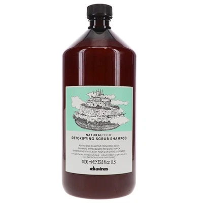 Davines NaturalTech Detoxifying Scrub Shampoo 33.8 oz - Image 1 of 4