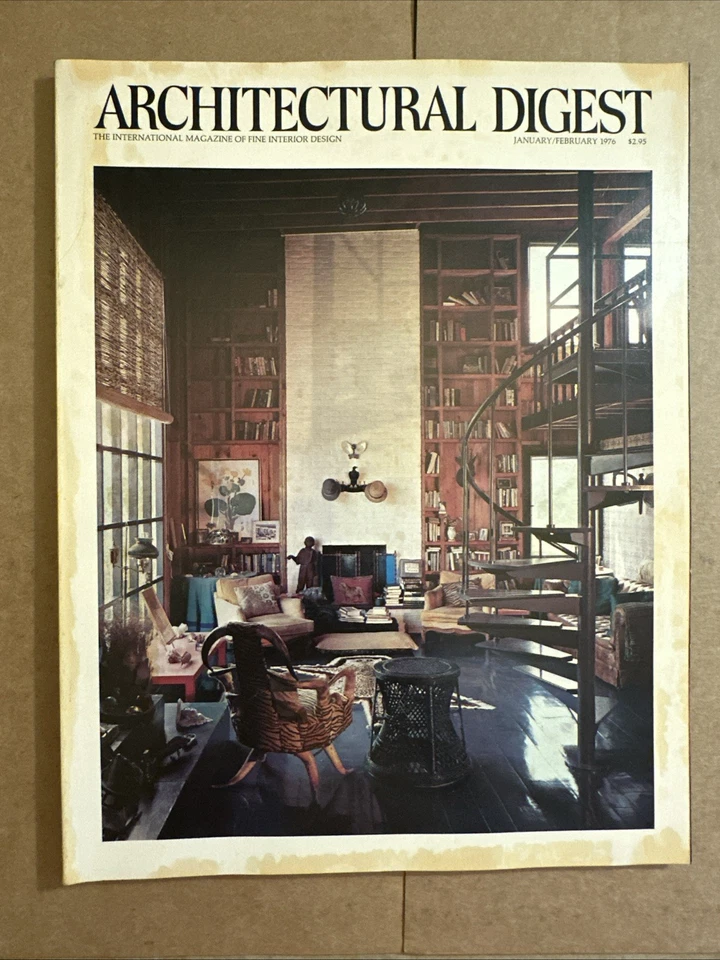 Architectural Digest Magazine January/February 1976 - Image 1 of 4