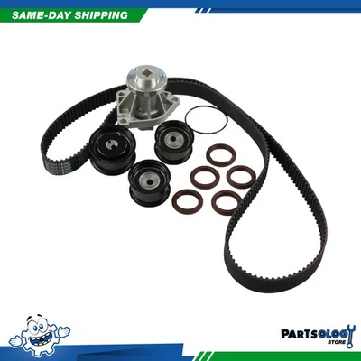 DNJ TBK315WP Timing Belt Kit Water Pump For 95-05 Cadillac Saab 9000 3.0L DOHC - Image 1 of 4