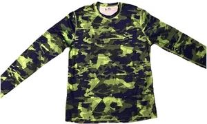 Champion Blue and Neon Long Sleeve Dri-Fit Shirt Boys Size XL  (18-20) - Picture 1 of 18