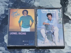 Lot of 2 Vintage Cassette Tapes Lionel Richie Can't Slow Down & Self Titled - Picture 1 of 1