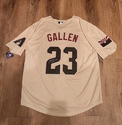Zac Gallen Signed Auto Autographed World Series Diamondbacks Serpientes Jersey  - Image 1 of 4