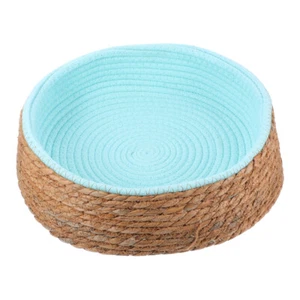 Haustierbett Rattan Warmes Korbbett Für Haustiere Kleines Katzenkissen - Bild 1 von 12