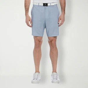 Pga Tour Striped 8" Golf Shorts Men's 34 Tradewinds Zip Fly With Button Closure - Picture 1 of 16