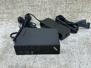 Lenovo DU9033S1 Thinkpad OneLink Pro Dock USB DP Dual Docking Station w/AC ADapt - Picture 1 of 6