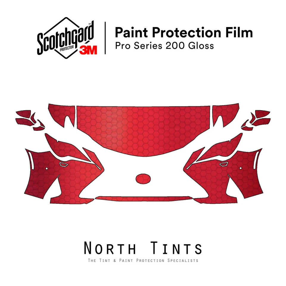 雷克萨斯 RC 2019 - 2025 3M PRO 系列预切油漆保护膜透明文胸 PPF 套件 — 第 1/4 张图片