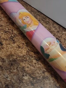 Disney Princess Aurora Jasmine Valentine's Birthday Gift Wrap Wrapping Paper - Picture 1 of 9