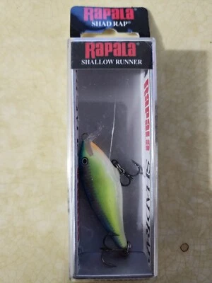 Rapala  SHALLOW SHAD RAP 5 SSR-05 CDSD CARIBBEAN SHAD NEW IN OPEN BOX  - Image 1 of 3