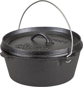 Pre-Seasoned Cast Iron Dutch Oven - Picture 1 of 6
