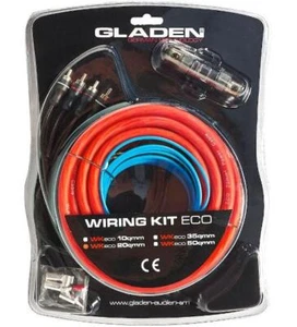 Cable De Alimentación Cinch Kit 10 Mm Para Amplificador Gladen WK10 - Imagen 1 de 1