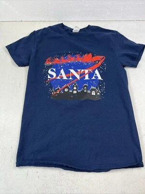 Novedad de Navidad Pequeña Para Mujer Camiseta Santa Trineo Reno Casa Prendas para el torso Estrellas Foto 1 de 4
