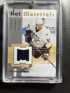 2005-06 Fleer Hot Prospects Sidney Crosby HOT MATERIALS Rookie Card ,