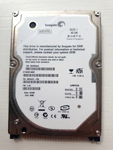 Seagate ST940814AM 40GB 2.5" Laptop IDE ATA PATA Hard Drive PN: 9BHA32-750 - Picture 1 of 2