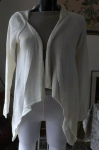 Damen tragen Sarah Pacini Strickwaren Baumwolle Kreide Farbe Pullover Einheitsgröße SP1560BNNWT - Bild 1 von 3