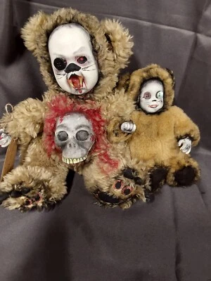 Sinisterly Sissy's 'Brady and Brad ' Undead, Spooky, Creepy, Haunting - Image 1 of 4