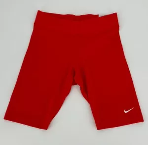 Nike Sportswear Bike Shorts Womens Small (4-6) Essential Chile Red CZ8526-673 - Picture 1 of 14