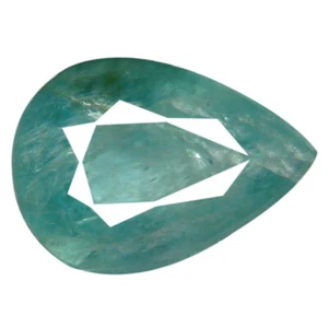Piedra preciosa grandidierita azul verdoso con forma de pera de primera categoría AAA 0,56 quilates - Imagen 1 de 1