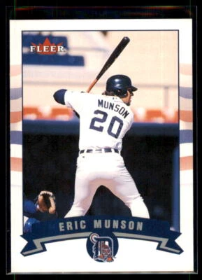2002 Fleer Eric Munson #359 Detroit Tigers - Image 1 of 2