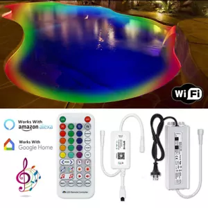 WiFi 1~20M/Roll Chasing Effect Magic Dream Color LED Strip Light Waterproof 12V - Picture 1 of 18
