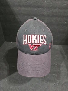 Virginia Tech Hokies Gray Hat Adjustable NCAA Adult Cap - Picture 1 of 15