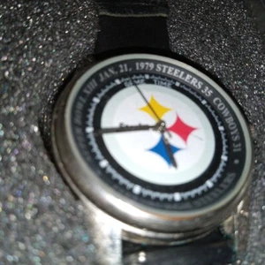NFL Game Time Pittsburgh Steelers Super Bowl 13 1979 Watch In Box Rare - Picture 1 of 4